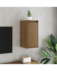 Armoire murale Marron miel 30x30x60 cm Bois de pin massif | Mobilier & Déco
