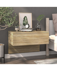 Table de chevet murale Chêne sonoma | Mobilier & Déco