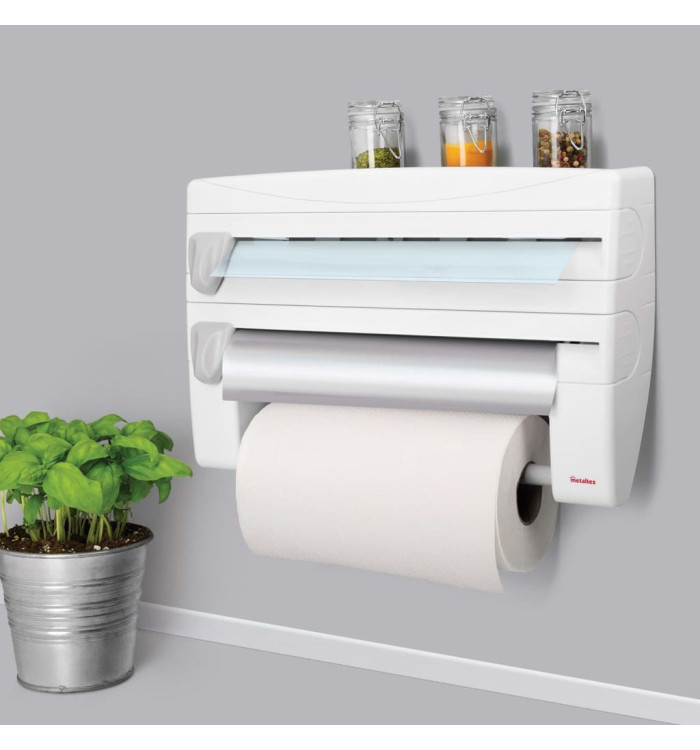 Metaltex Porte-rouleau de cuisine Roll 'n roll | Mobilier & Déco
