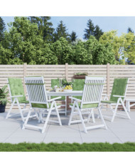 Coussins de chaise à dossier haut lot de 6 modèle de feuille | Mobilier & Déco