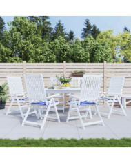 Coussins de chaise de jardin lot de 6 40x40x4 cm tissu | Mobilier & Déco
