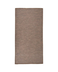 Tapis à tissage plat d'extérieur 100x200 cm Marron | Mobilier & Déco