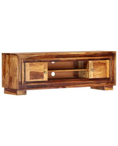 Meuble TV 118x30x40 cm Bois de Sesham massif | Mobilier & Déco