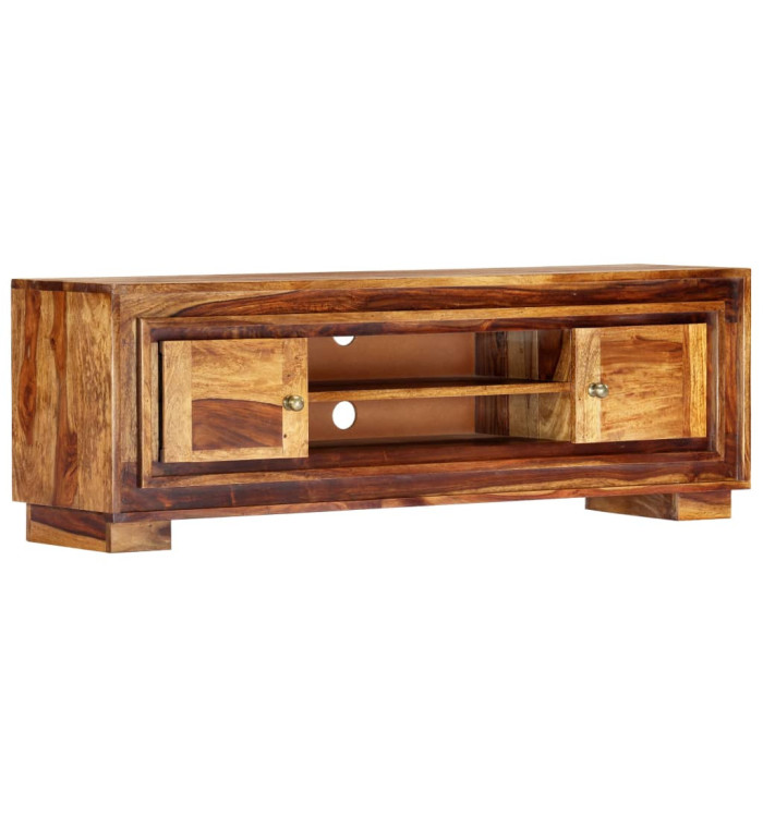 Meuble TV 118x30x40 cm Bois de Sesham massif | Mobilier & Déco