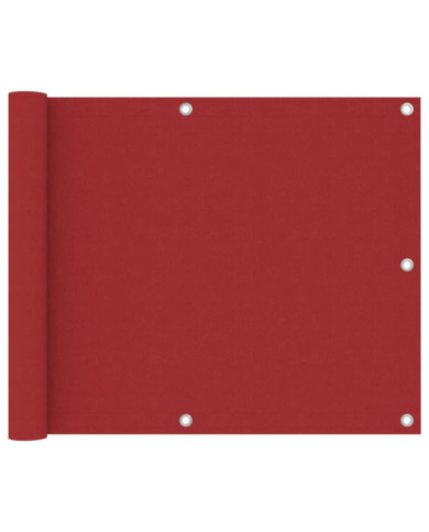 Écran de balcon Rouge 75x300 cm Tissu Oxford | Mobilier & Déco
