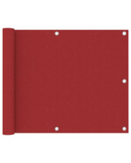 Écran de balcon Rouge 75x300 cm Tissu Oxford | Mobilier & Déco