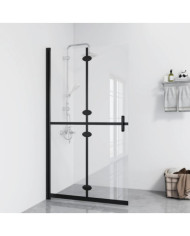 Paroi de douche pliable Verre ESG transparent 120x190 cm | Mobilier & Déco