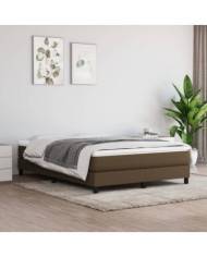 Matelas de lit à ressorts ensachés Marron foncé 140x200x20 cm | Mobilier & Déco