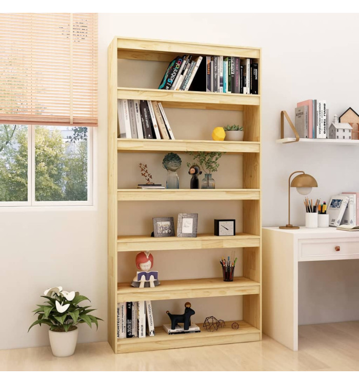 Bibliothèque/Séparateur de pièce 100x30x200 cm pin massif | Mobilier & Déco