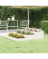 Jardinière Blanc 107x107x27 cm Bois massif de pin | Mobilier & Déco