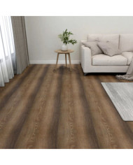 Dalles de plancher autoadhésives 20 pcs PVC 1,86 m² marron | Mobilier & Déco