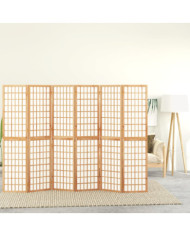 Cloison de séparation pliable 6 panneaux 240x170 cm | Mobilier & Déco