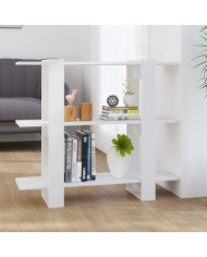 Bibliothèque/Séparateur de pièce Blanc 100x30x87 cm | Mobilier & Déco