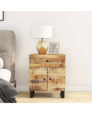 Table de chevet 50x33x60 cm Bois de manguier et d'ingénierie | Mobilier & Déco