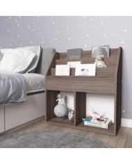 Porte-revue pour enfants Gris et chêne sonoma Bois d’ingénierie | Mobilier & Déco