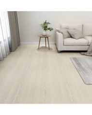Dalles de plancher autoadhésives 55 pcs PVC 5,11 m² beige | Mobilier & Déco