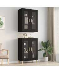 Armoire murale suspendue Noir 69,5x34x90 cm | Mobilier & Déco