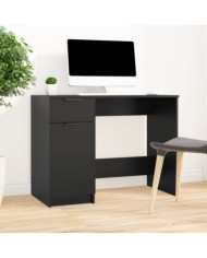 Bureau noir 100x50x75 cm bois d'ingénierie | Mobilier & Déco