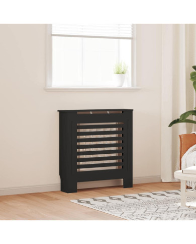 Cache-radiateur MDF Noir 78 cm | Mobilier & Déco