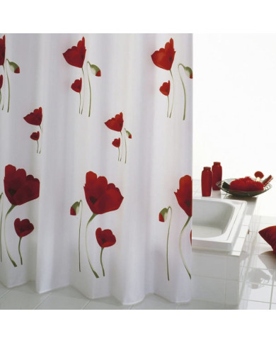 RIDDER Rideau de douche Mohn 180 x 200 cm | Mobilier & Déco