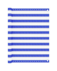 Écran de balcon Bleu et blanc 120x600 cm PEHD | Mobilier & Déco