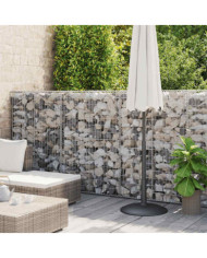 Mur à gabion avec couvercles Acier galvanisé 600 x 50 x 150 cm | Mobilier & Déco