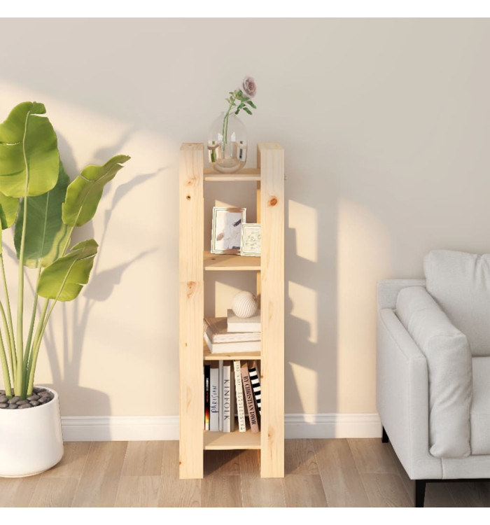 Bibliothèque/Séparateur de pièce 41x35x125 cm pin massif | Mobilier & Déco