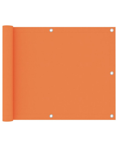 Écran de balcon Orange 75x400 cm Tissu Oxford | Mobilier & Déco