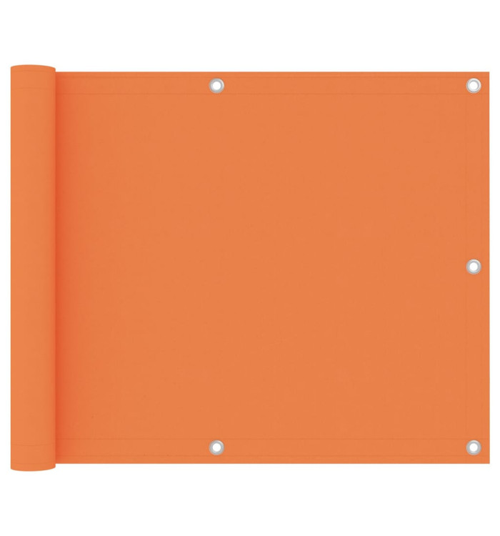 Écran de balcon Orange 75x400 cm Tissu Oxford | Mobilier & Déco