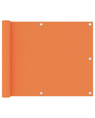 Écran de balcon Orange 75x400 cm Tissu Oxford | Mobilier & Déco