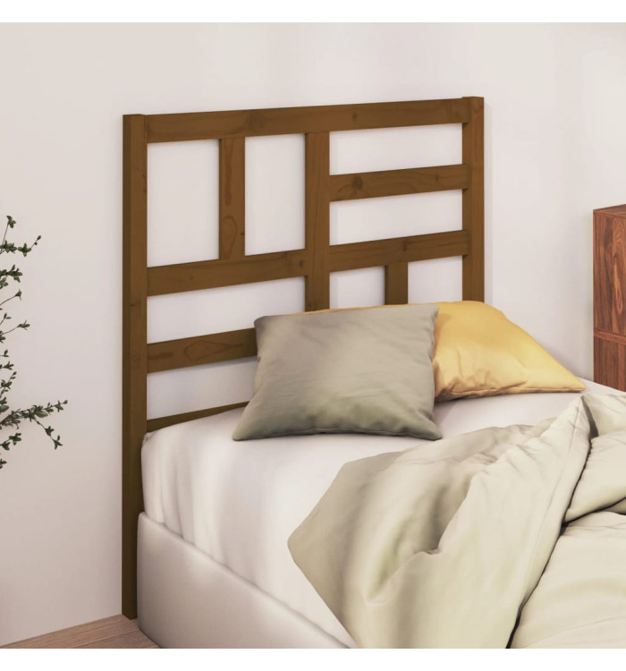 Tête de lit Marron miel 96x4x104 cm Bois massif de pin | Mobilier & Déco