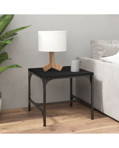 Table basse Noir 50x50x35 cm Bois d'ingénierie | Mobilier & Déco