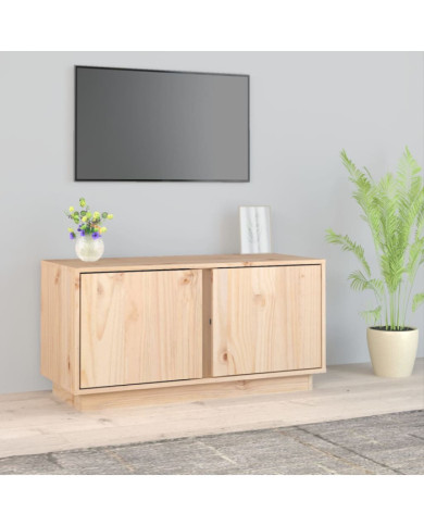 Meuble TV 80x35x40,5 cm Bois de pin massif | Mobilier & Déco