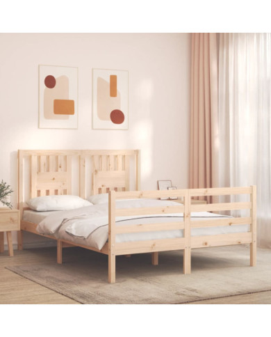 Cadre de lit sans matelas bois massif | Mobilier & Déco