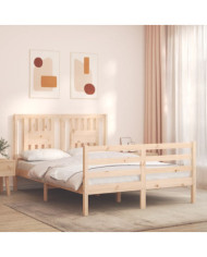 Cadre de lit sans matelas bois massif | Mobilier & Déco