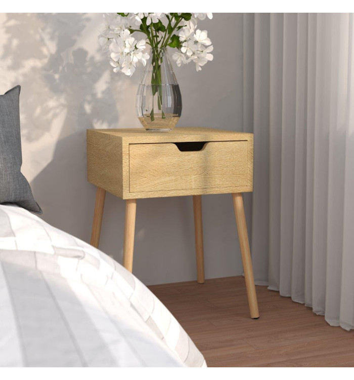 Table de chevet Chêne sonoma 40x40x56 cm Bois d'ingénierie | Mobilier & Déco