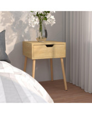 Table de chevet Chêne sonoma 40x40x56 cm Bois d'ingénierie | Mobilier & Déco
