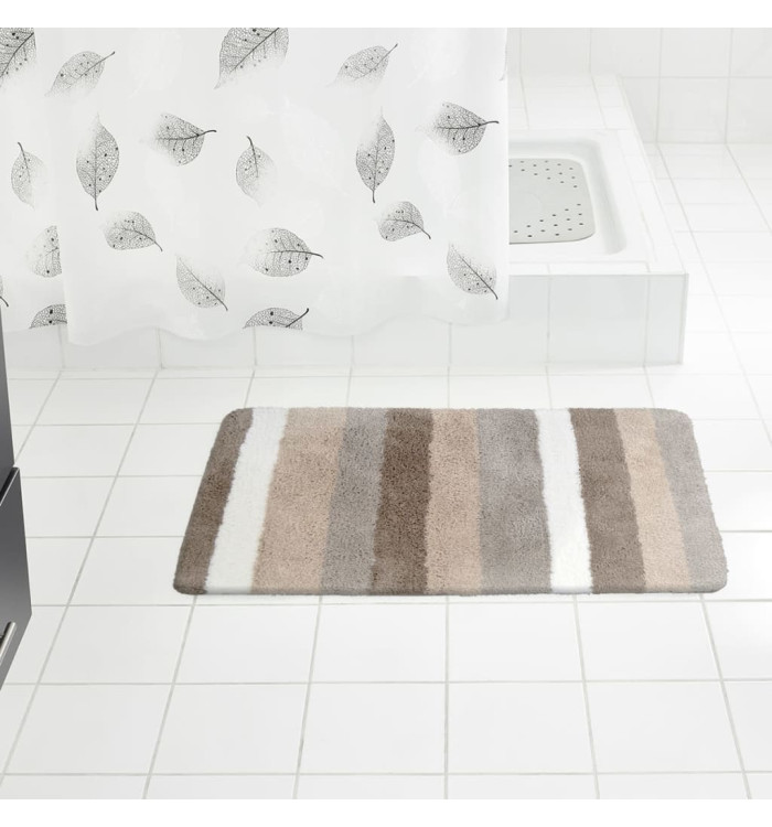 RIDDER Tapis de salle de bains Carl 60 x 90 cm Beige 7102309 | Mobilier & Déco