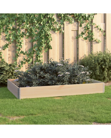 Jardinière surélevée 100x150 cm Bois de pin solide | Mobilier & Déco