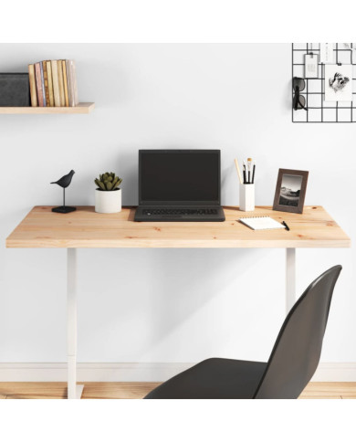 Dessus de bureau 110x55x2,5 cm bois massif de pin | Mobilier & Déco