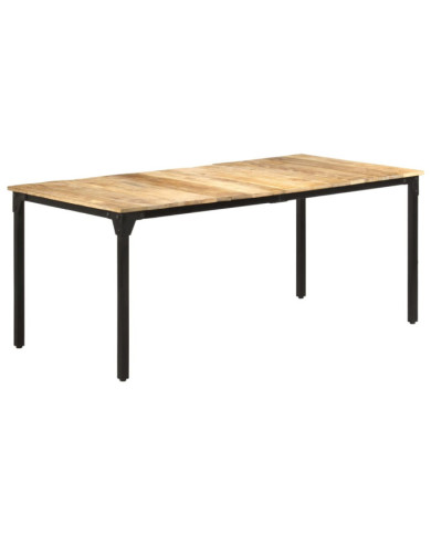 Table à manger 180x90x76 cm Bois de manguier brut | Mobilier & Déco