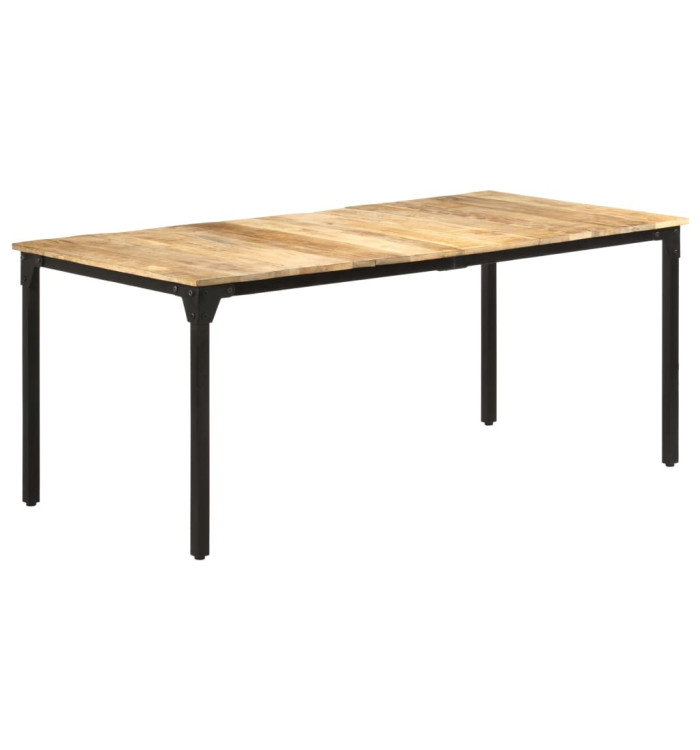 Table à manger 180x90x76 cm Bois de manguier brut | Mobilier & Déco