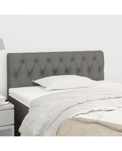 Tête de lit Gris foncé 90x7x78/88 cm Tissu | Mobilier & Déco