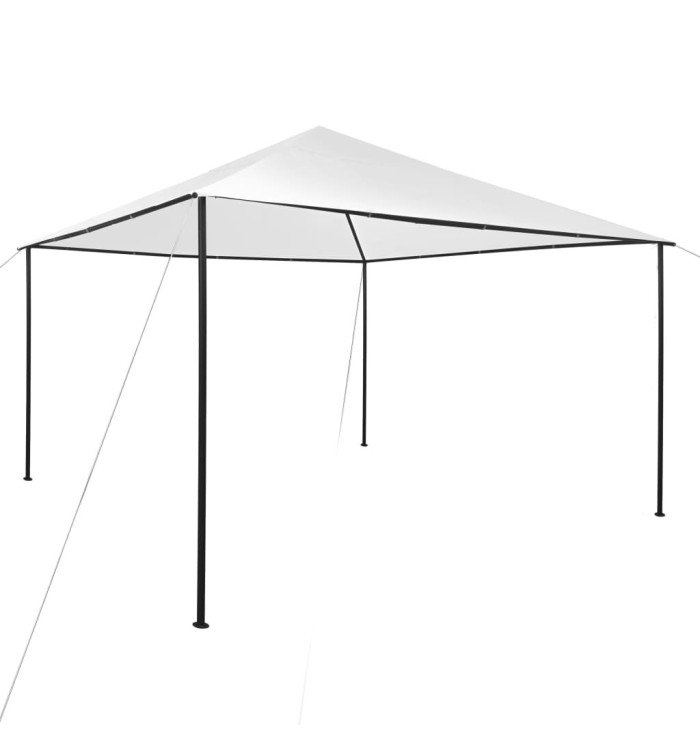 Tonnelle 4x4x3 m Blanc 180 g/m² | Mobilier & Déco
