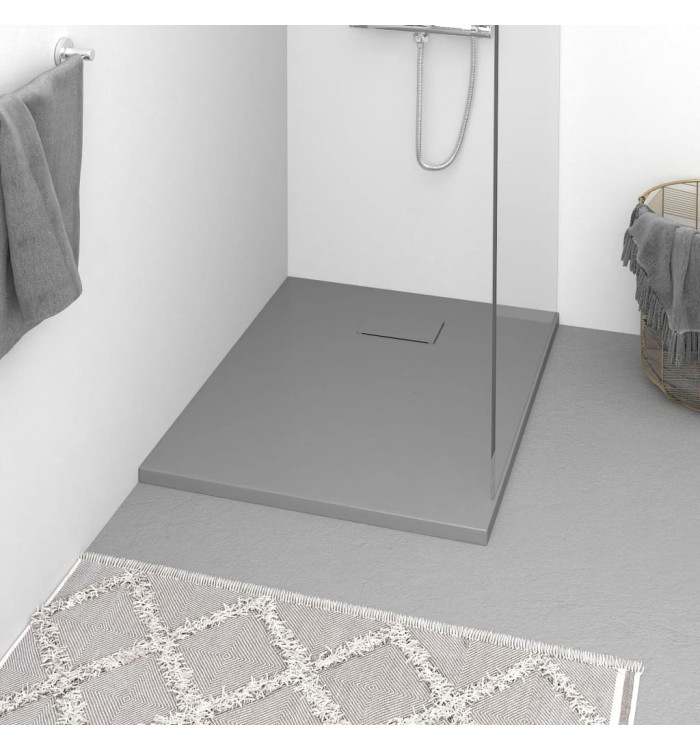 Receveur de douche SMC Gris 90x70 cm | Mobilier & Déco