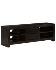 Meuble TV Bois d'acacia massif 120 x 30 x 40 cm Marron foncé | Mobilier & Déco