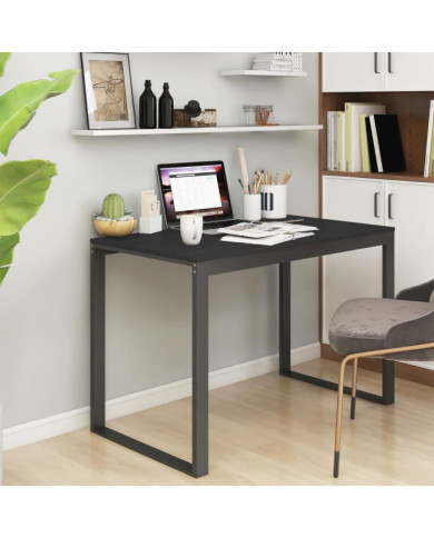 Bureau d'ordinateur Noir 110x60x73 cm Bois d’ingénierie | Mobilier & Déco