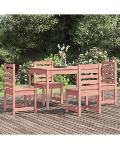 Ensemble à manger de jardin 5 pcs bois massif Douglas | Mobilier & Déco