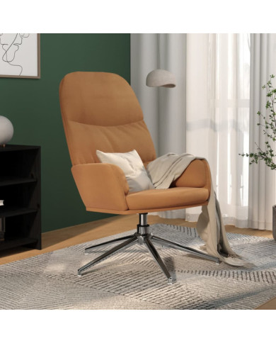 Chaise de relaxation Taupe Similicuir daim | Mobilier & Déco