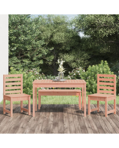 Ensemble à manger de jardin 4 pcs bois massif Douglas | Mobilier & Déco